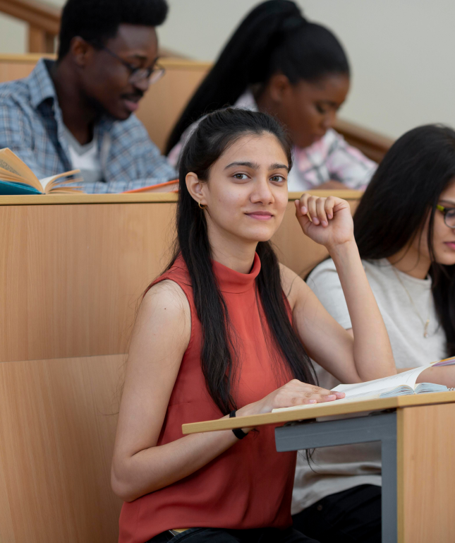 Students in class